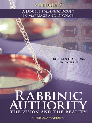 cover image of Rabbinic Authority, Volume 5